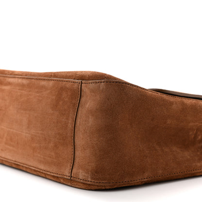 Chanel Suede Calfskin Small Souplissimo Maxi Flap Camel 10 of 10