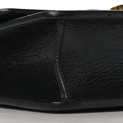 Christian Dior Crinkled Lambskin 30 Montaigne Flap Bag Black 7 of 9