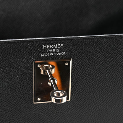 Hermes Epsom Kelly Sellier 32 Black 6 of 11