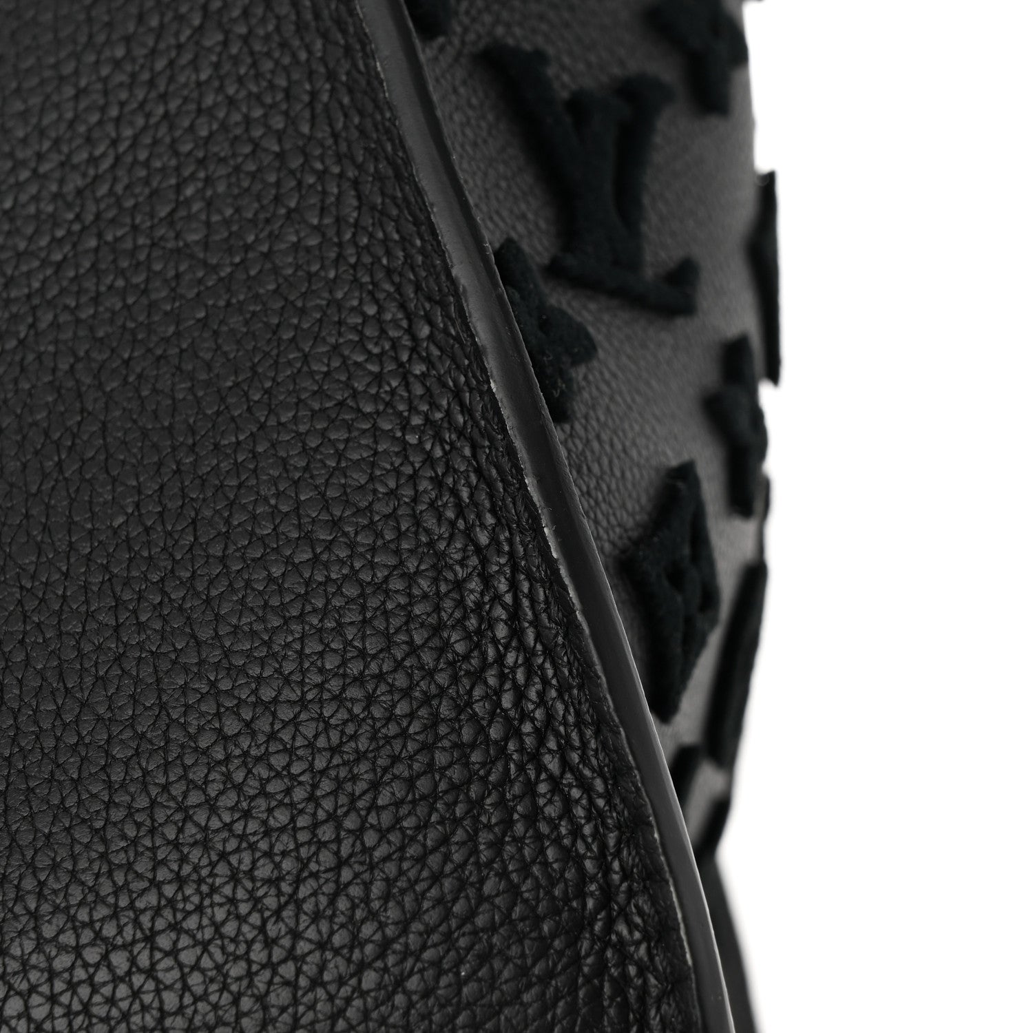 Louis Vuitton Calfskin Monogram Tufting On My Side Black 10 of 12