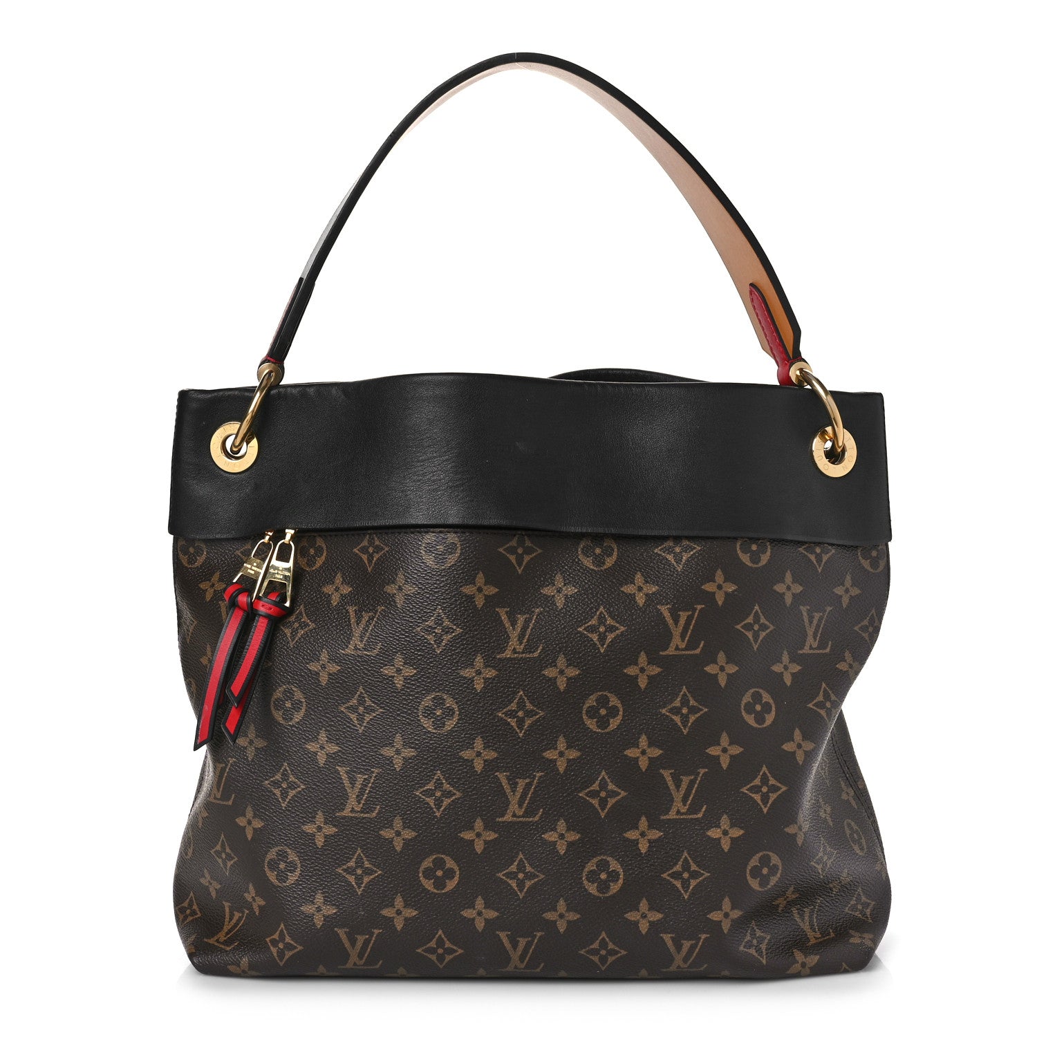 Louis Vuitton Monogram Tuileries Hobo Black 1 of 8