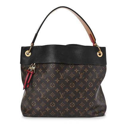 Louis Vuitton Monogram Tuileries Hobo Black 1 of 8