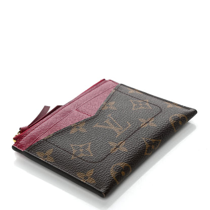 Louis Vuitton Monogram Zipped Card Holder Fuchsia 4 of 8