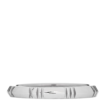 Tiffany 18K White Gold Atlas X Closed Narrow Ring 57 8 1 of 4