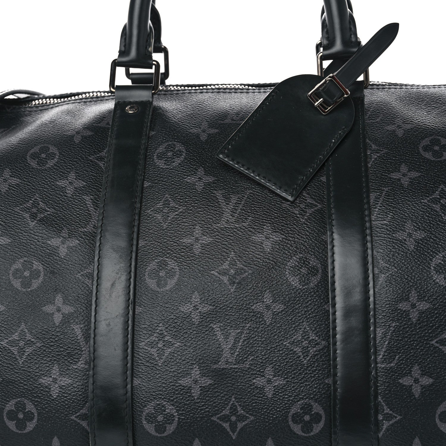 Louis Vuitton Monogram Eclipse Keepall Bandouliere 55 6 of 12
