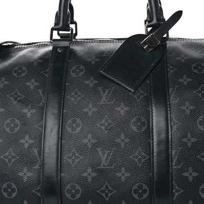 Louis Vuitton Monogram Eclipse Keepall Bandouliere 55 6 of 12