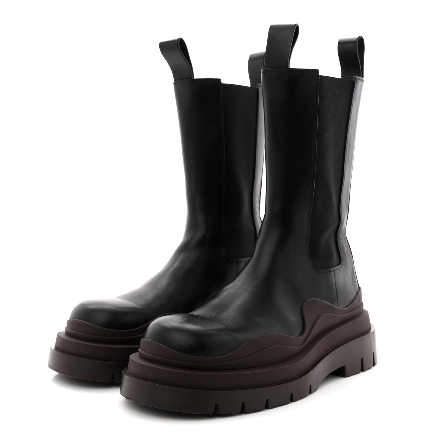 Calfskin The Lug Chelsea 55mm Boots 38 Black