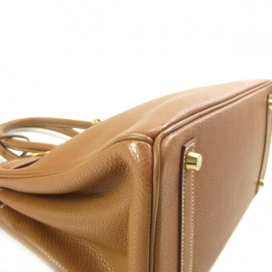 Taurillon Clemence Birkin 30 Gold