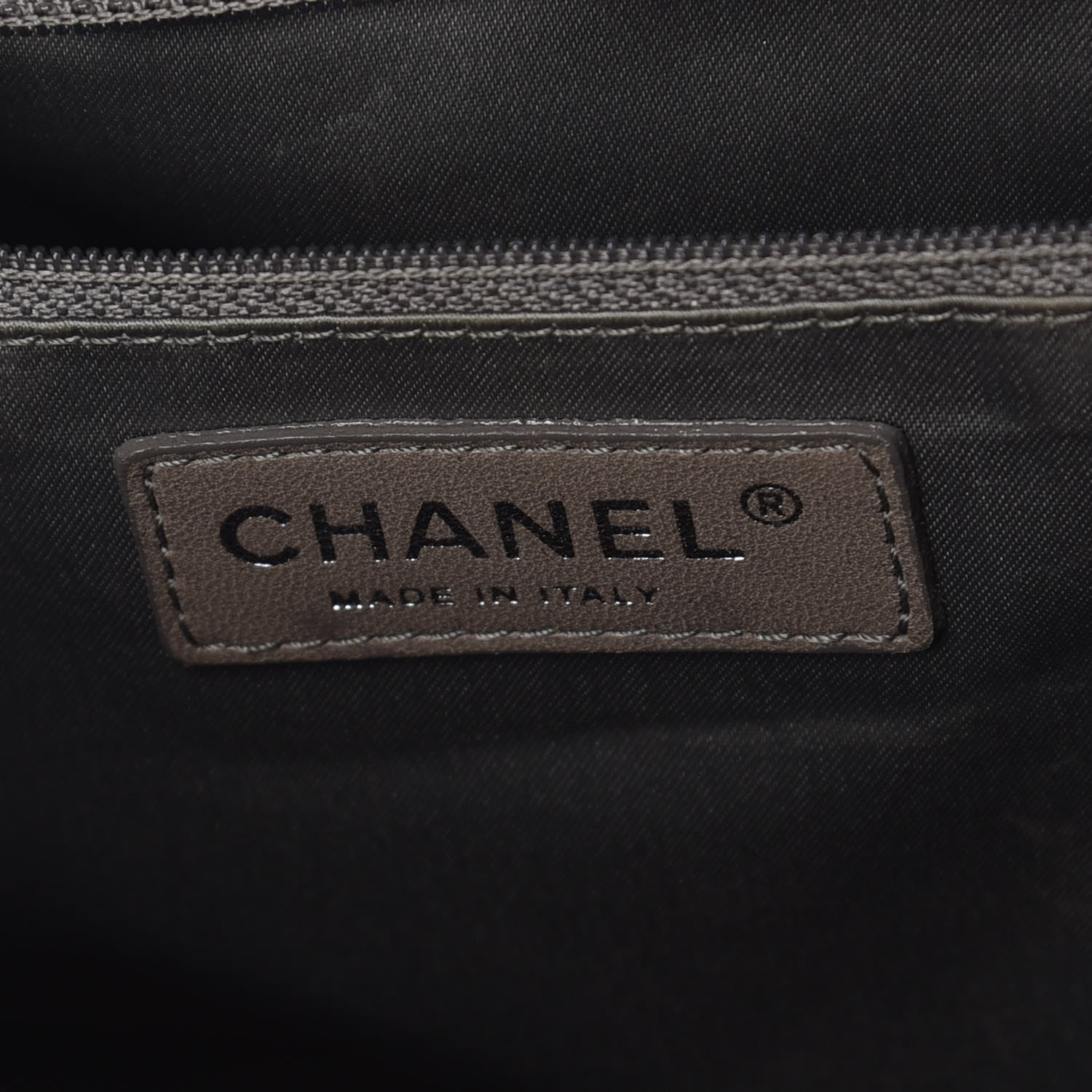 Chanel Lambskin Quilted Padded Envelope Flap Grey 9 of 10
