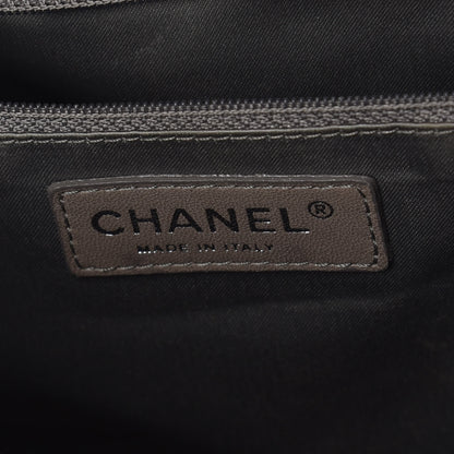 Chanel Lambskin Quilted Padded Envelope Flap Grey 9 of 10
