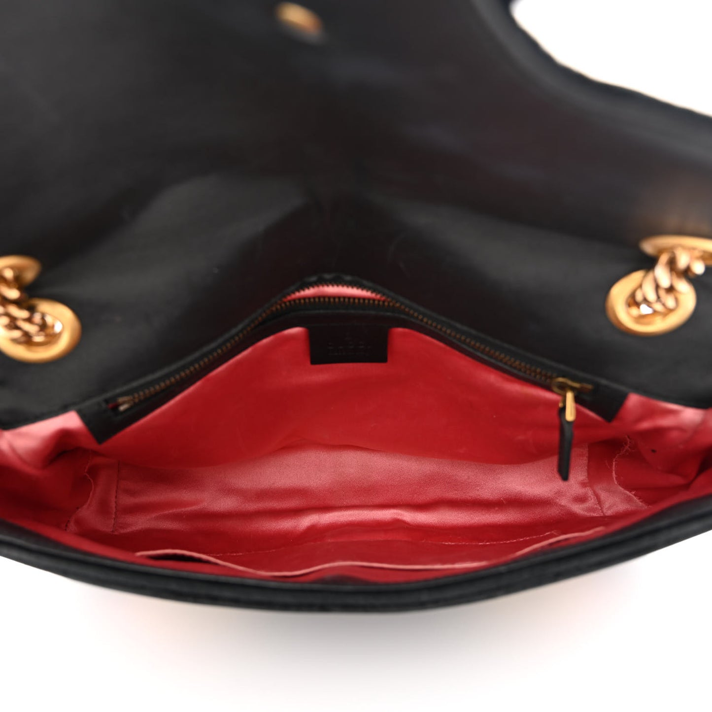 Velvet Matelasse Loved Embroidered Medium GG Marmont Shoulder Bag Black