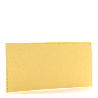 Louis Vuitton Calfskin Felicie Card Holder Insert Yellow 3 of 9