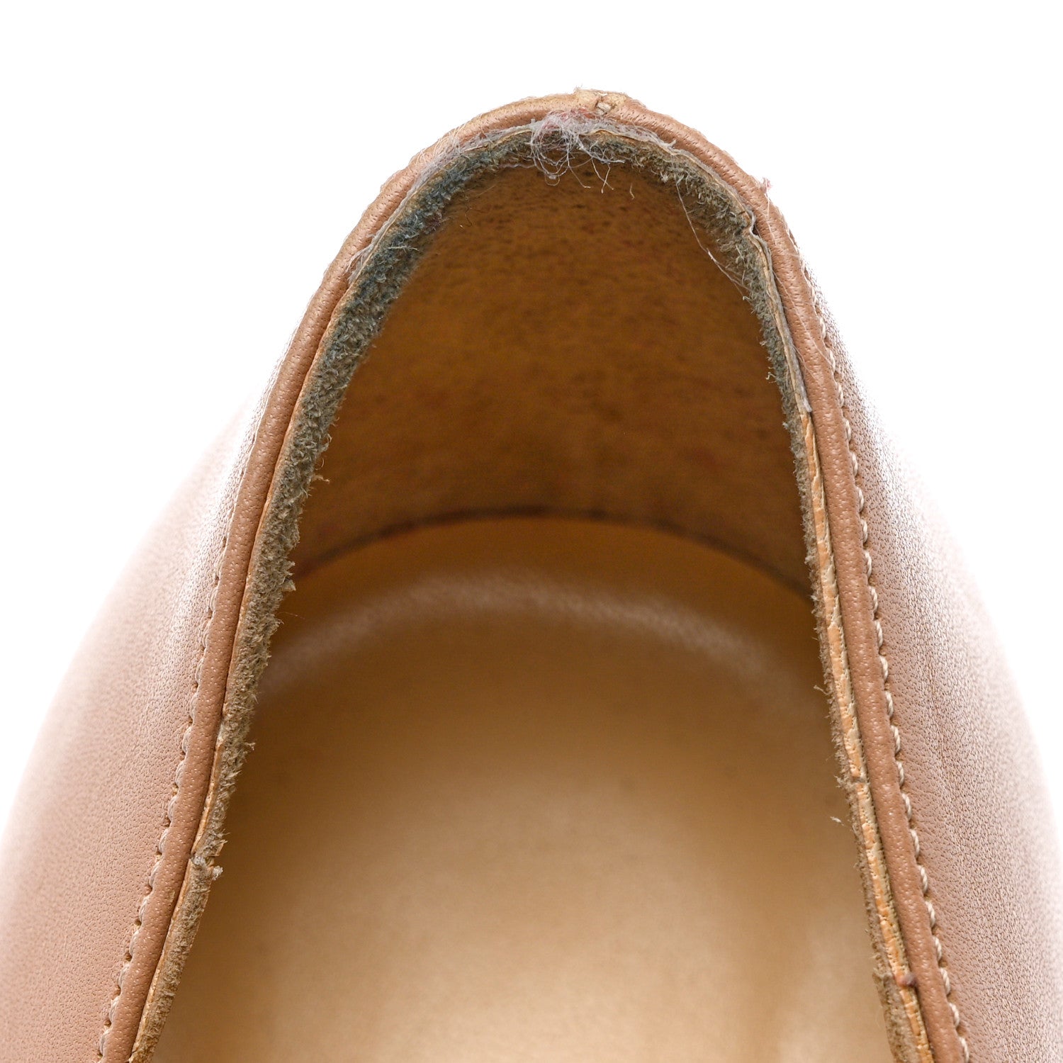 Christian Louboutin Shiny Calfskin Alta Vicky 160 Pumps 35 Nude 9 of 10