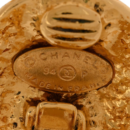 Chanel CC Drop Clip On Earrings Gold 4 of 6