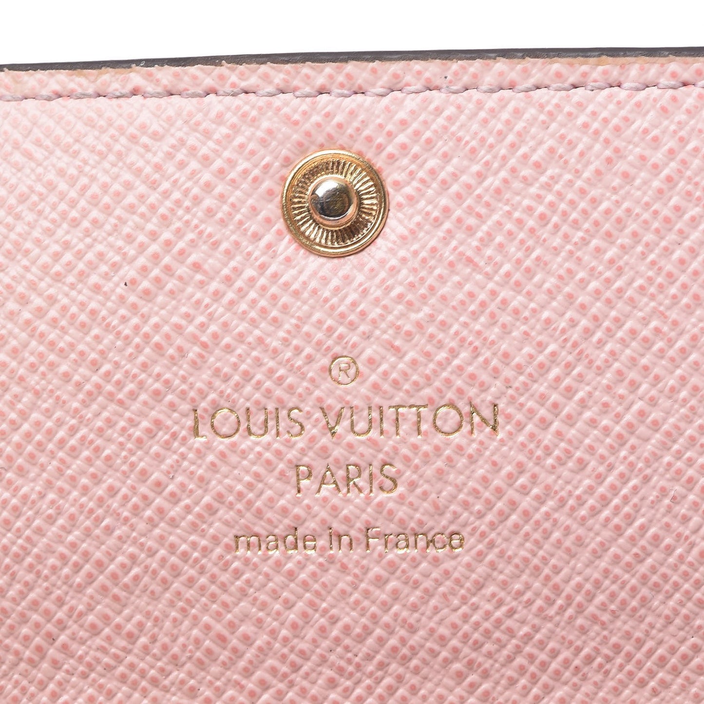 Damier Ebene Multicles 6 Key Holder Rose Ballerine
