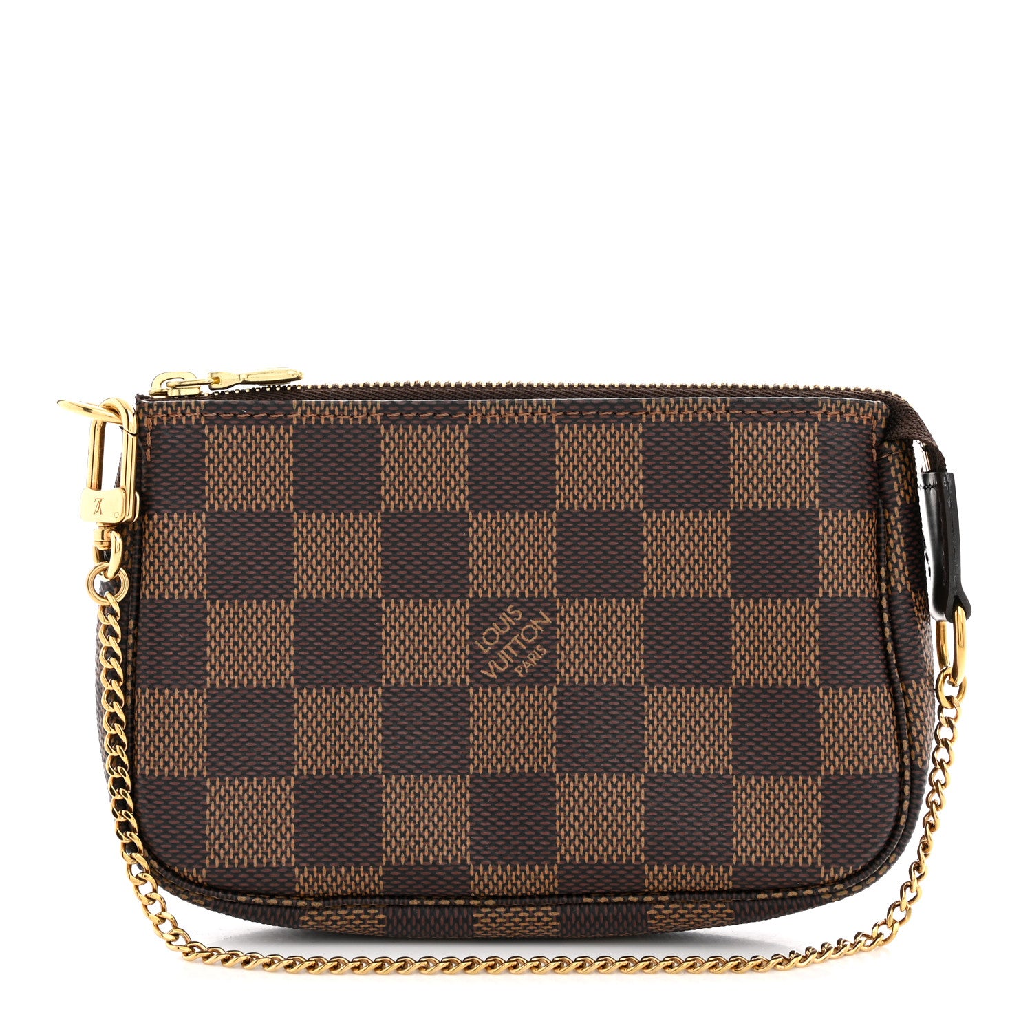 Louis Vuitton Damier Ebene Mini Pochette Accessories 1 of 9