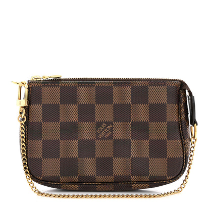 Louis Vuitton Damier Ebene Mini Pochette Accessories 1 of 9
