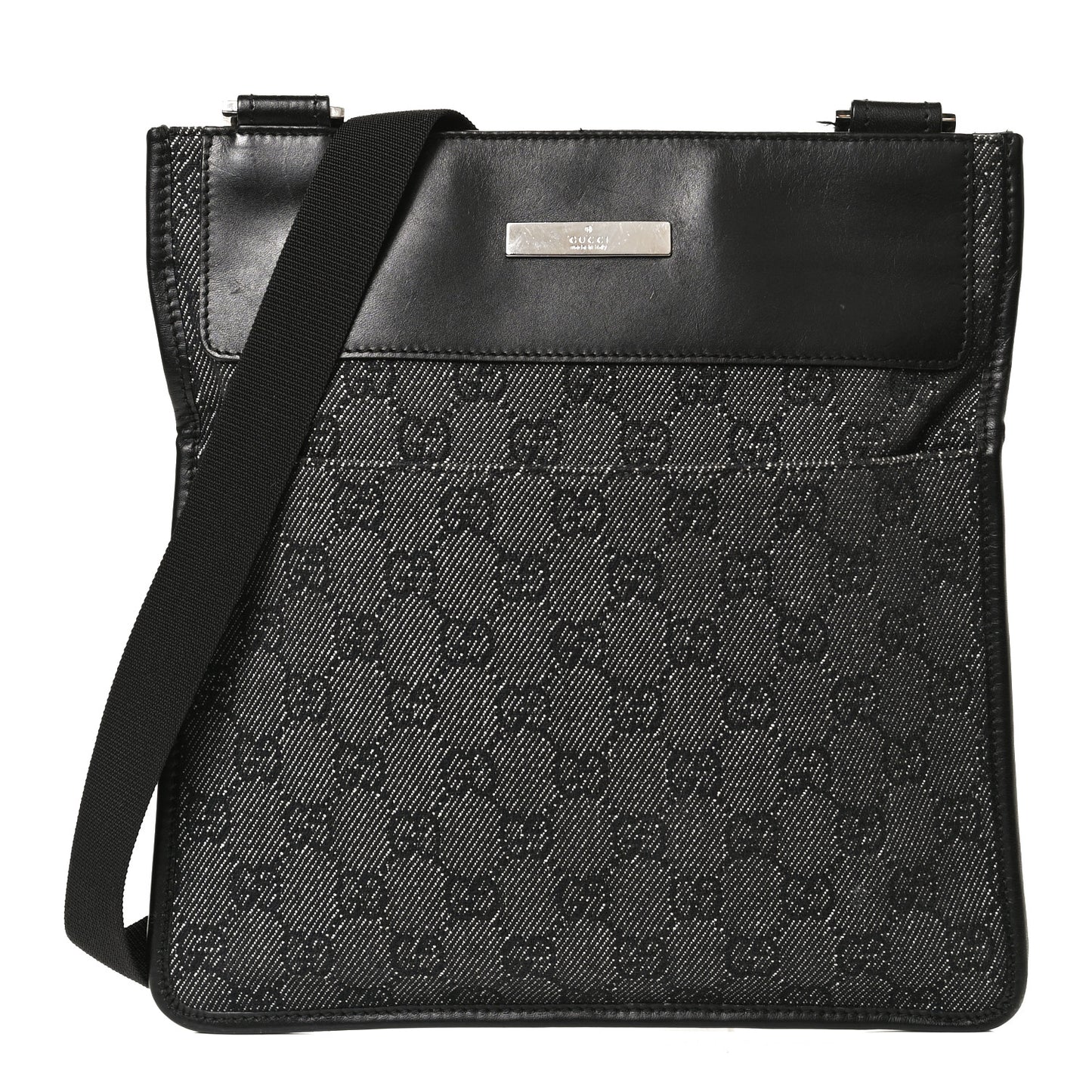 GG Monogram Web Crossbody Messenger Bag