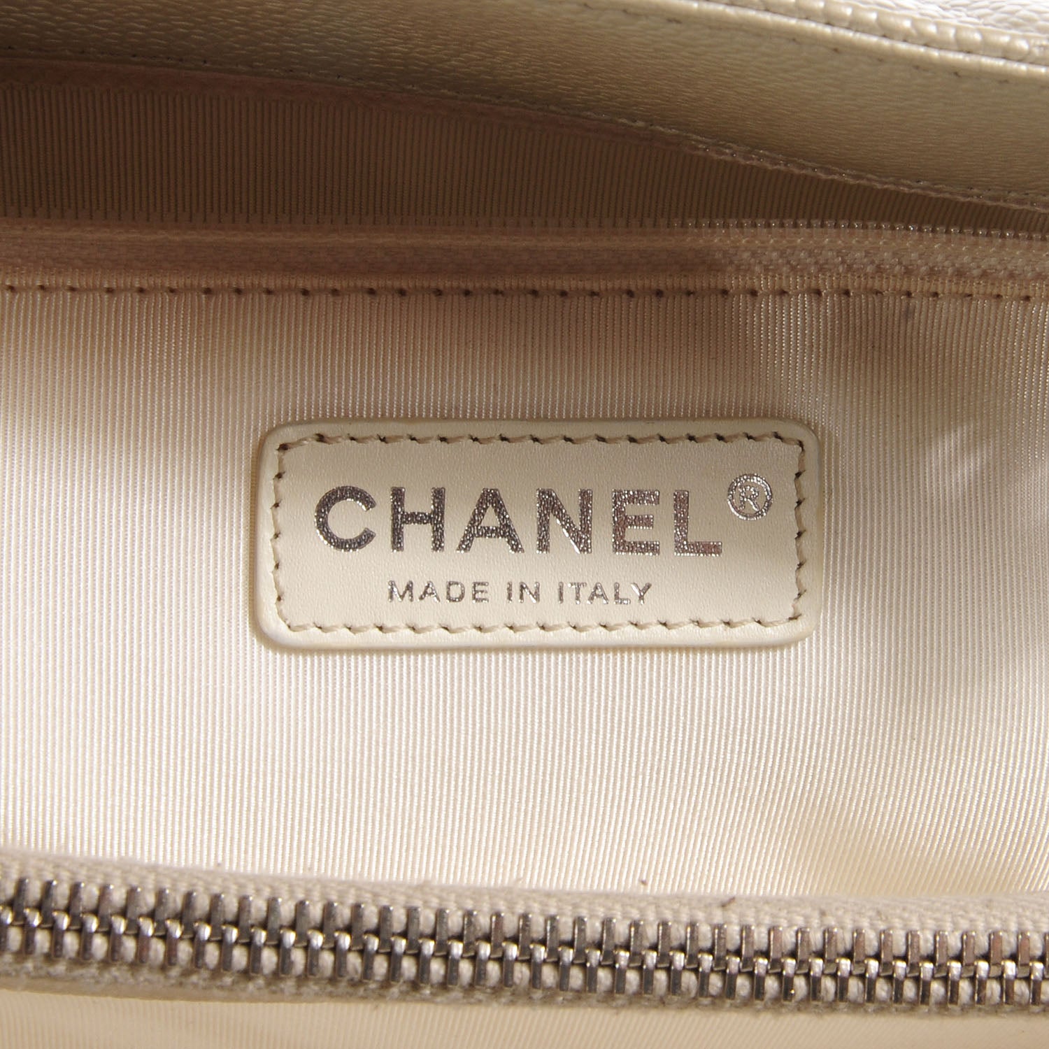 Chanel Caviar Quilted Grand Shopping Tote GST Pearl 6 of 8