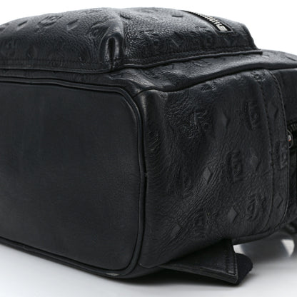 MCM Calfskin Ottomar Small Stark Backpack Black 9 of 11
