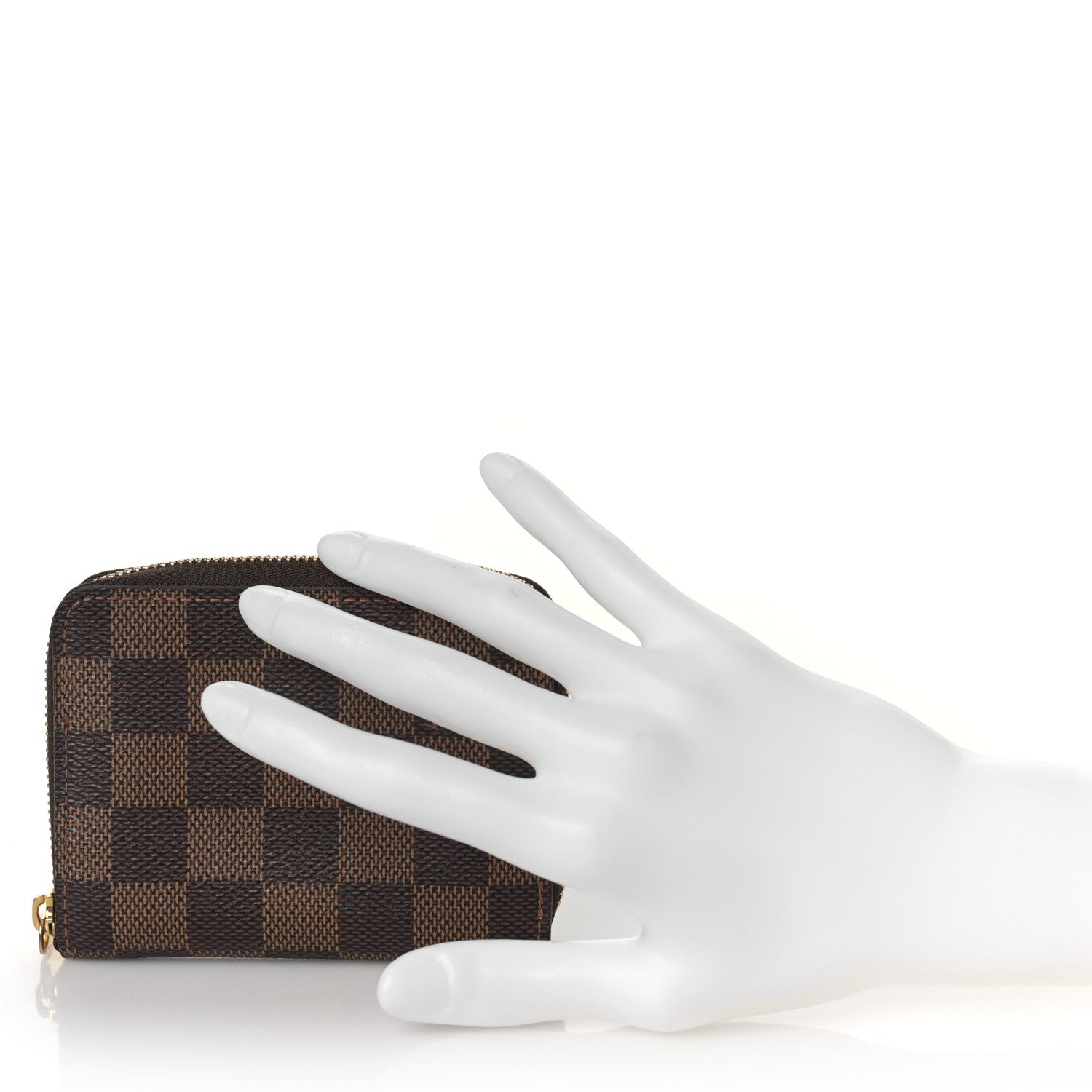 Louis Vuitton Damier Ebene Zippy Coin Purse Rose Ballerine 2 of 8