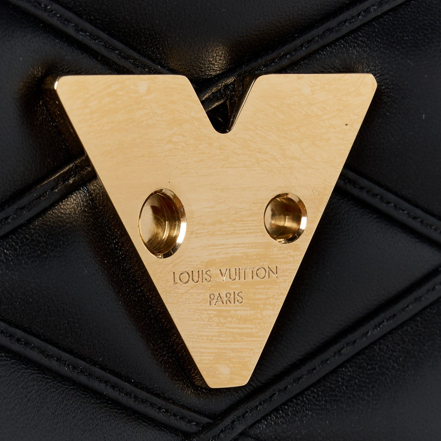 Lambskin Malletage Top Handle GO-14 MM Black