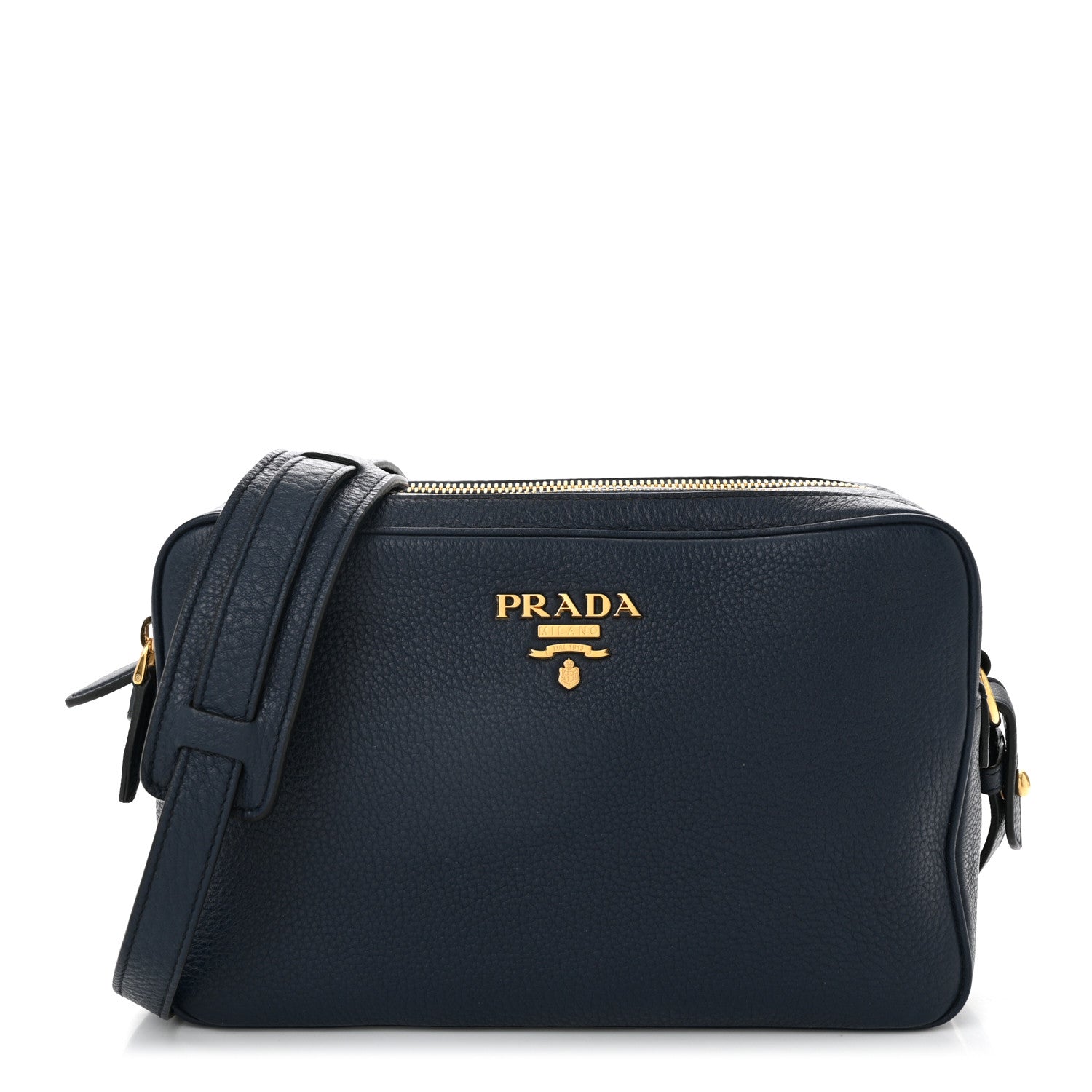 Prada Vitello Phenix Camera Bag Baltico 1 of 11