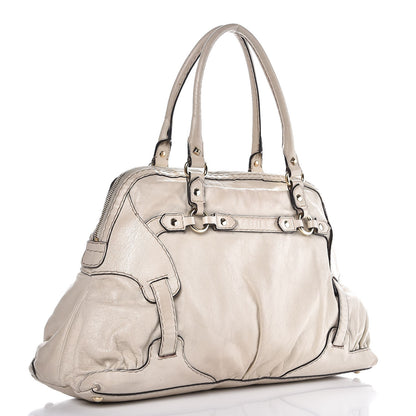 Gucci Calfskin Medium Horsebit Nail Boston Off White 3 of 13