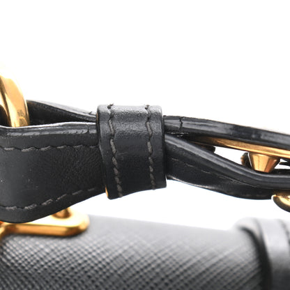Prada City Calf Saffiano Cahier Bag Black 12 of 14