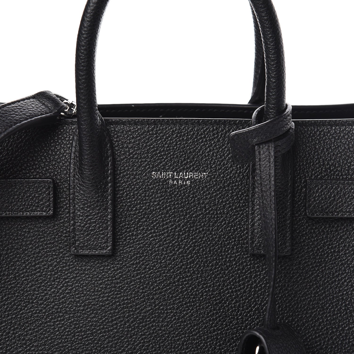 Saint Laurent Grained Calfskin Nano Sac De Jour Black 10 of 10