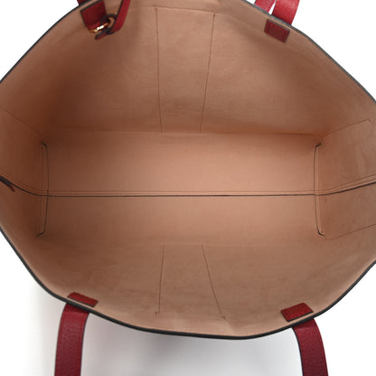 Gucci GG Supreme Monogram Flora Web Large Ophidia Tote Red 5 of 9