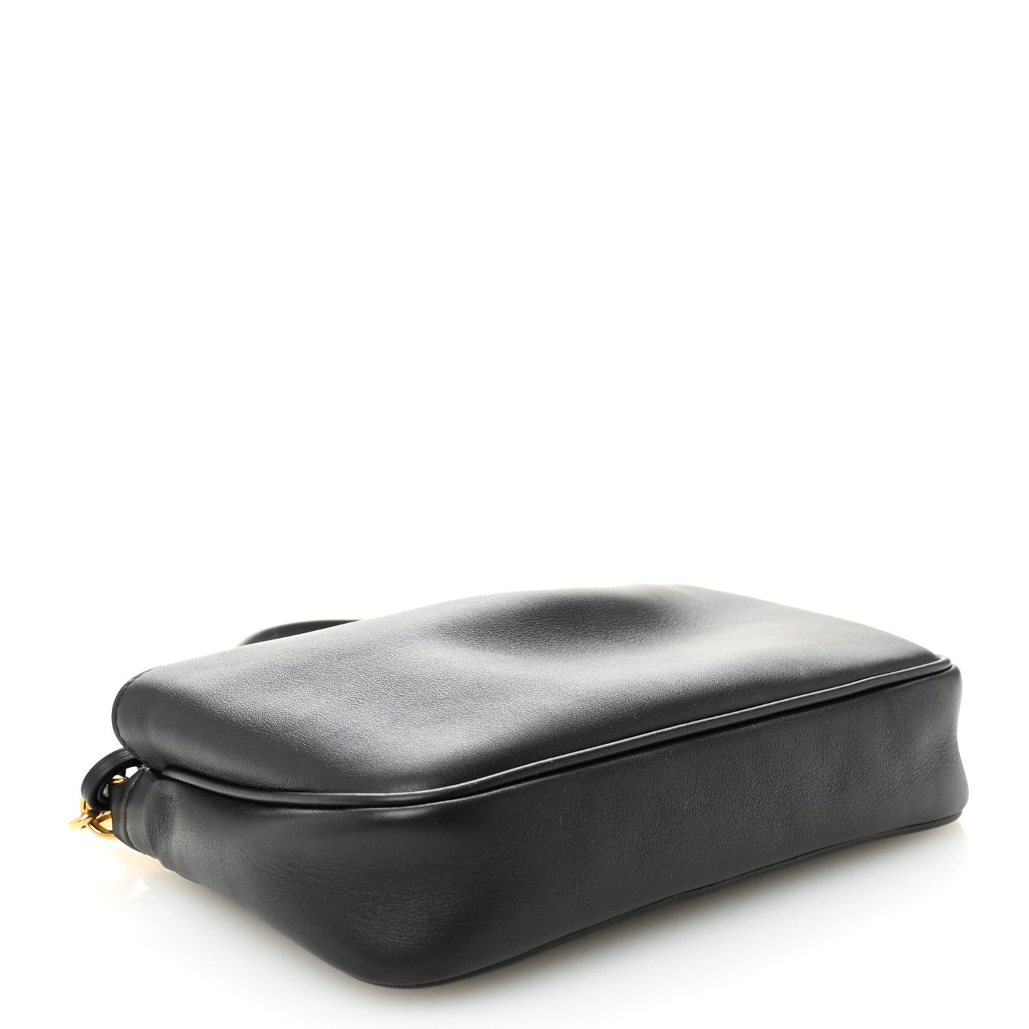 Natural Smooth Calfskin Rodeo Sling Pochette Black