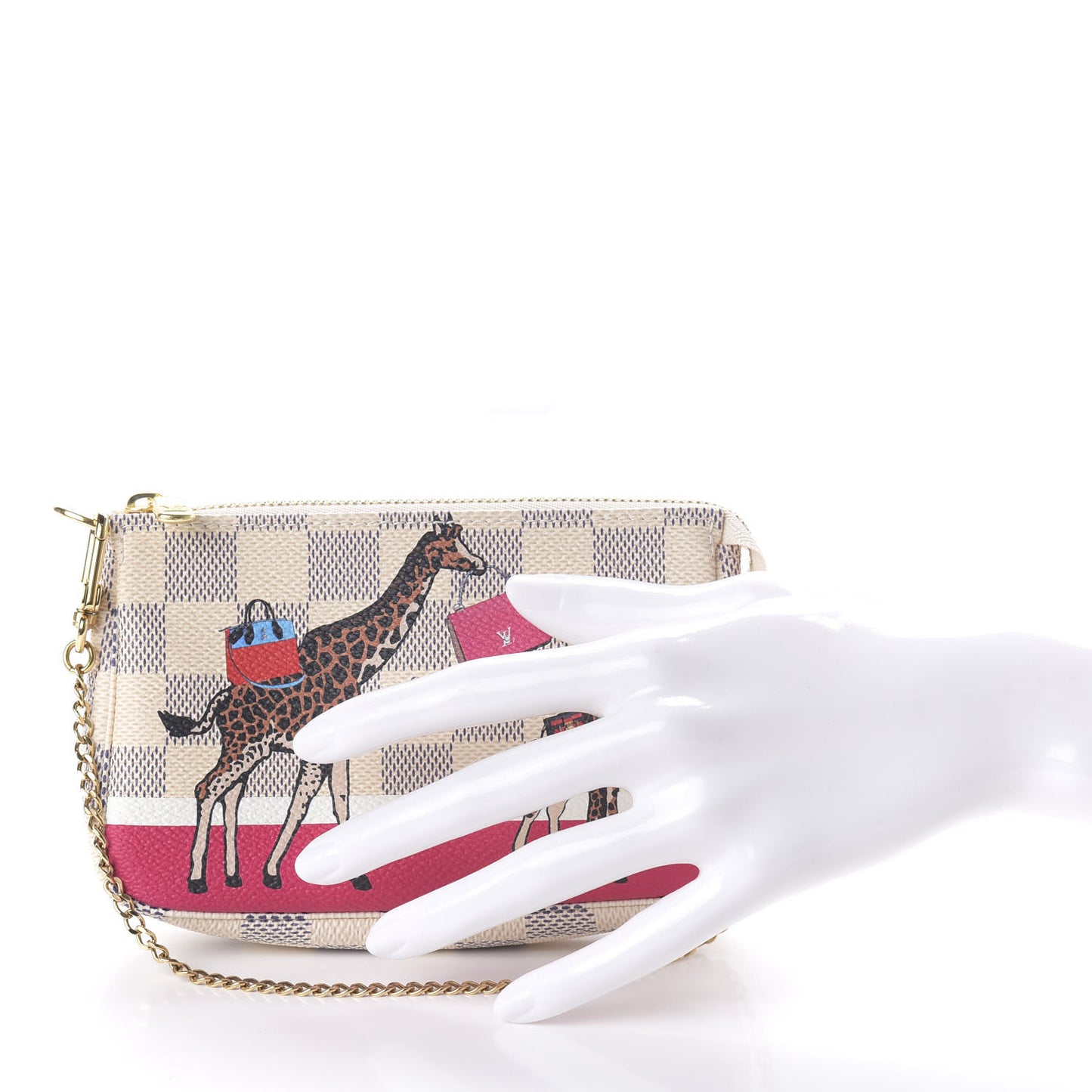 Damier Azur 2017 Christmas Animation Mini Pochette Accessories