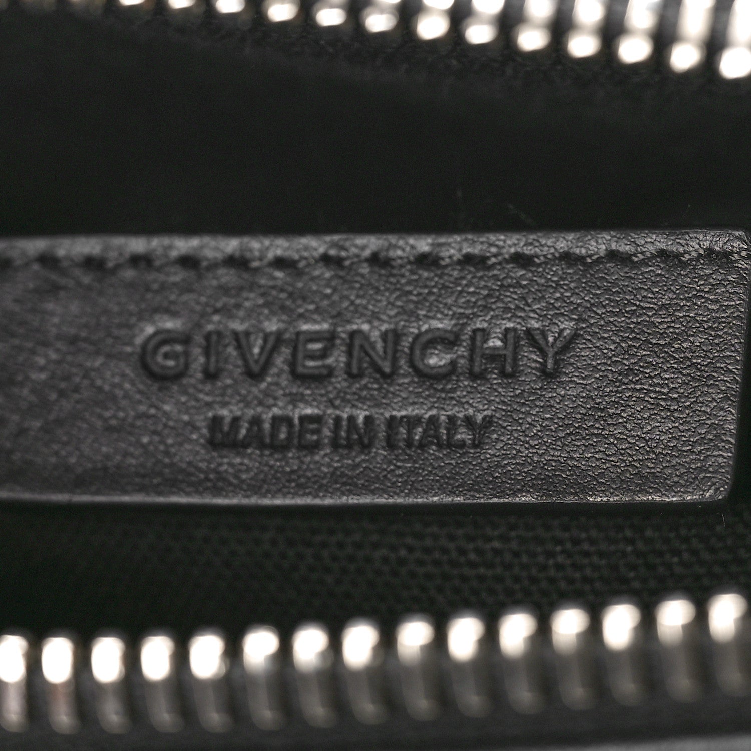 Givenchy Calfskin Small Studded Antigona Beauty Wristlet Black 6 of 10