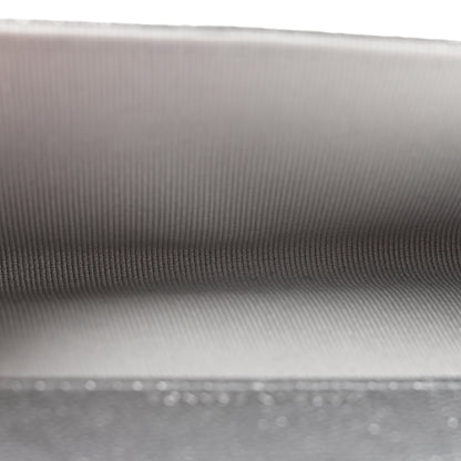 Chanel Glittered Metallic Caviar Quilted Flap Card Holder Wallet Silver 5 of 9