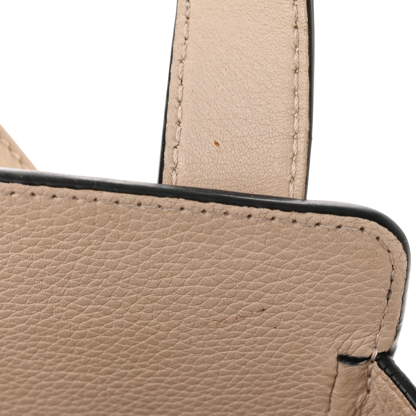 Grained Calfskin Small Hammock Shoulder Bag Sand