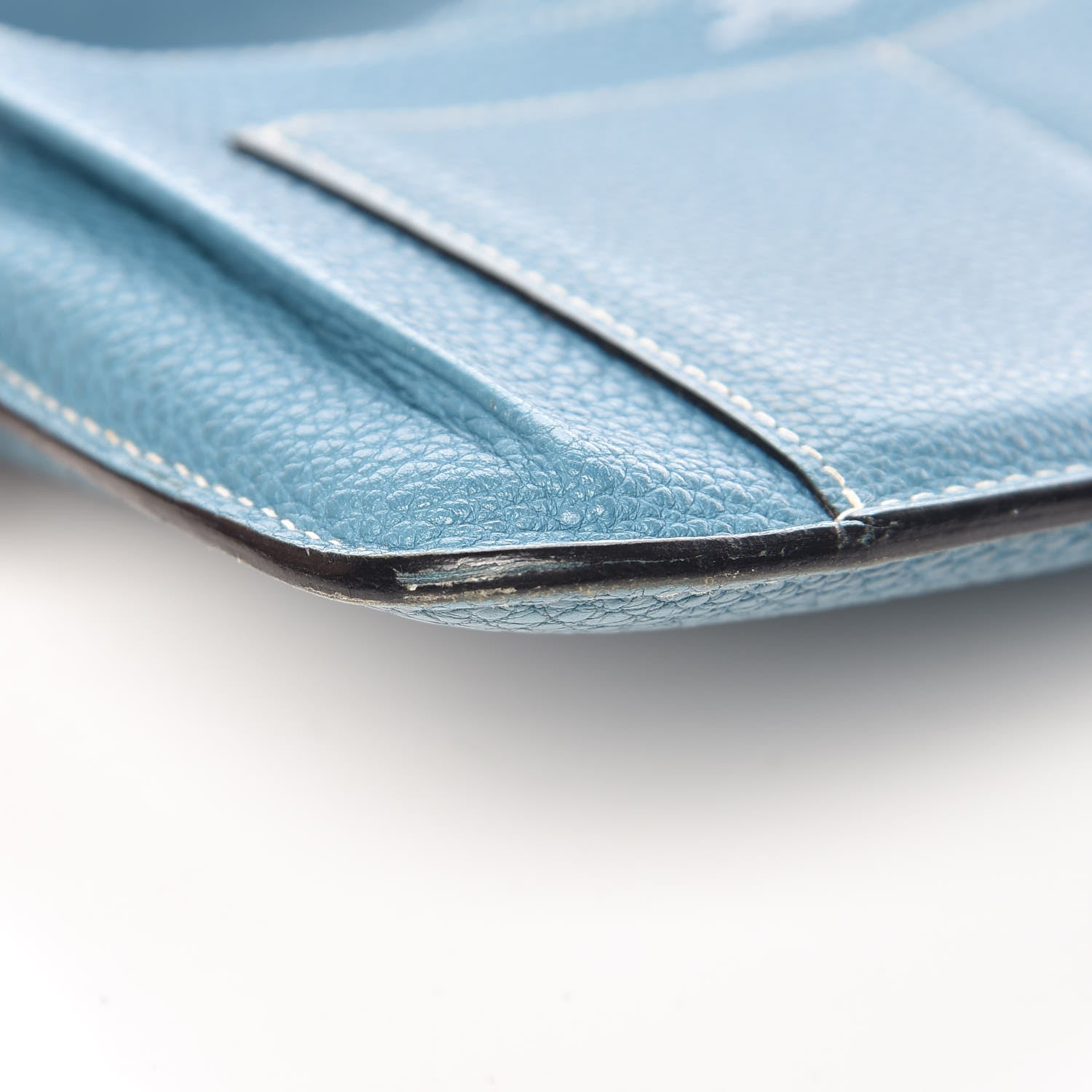 Hermes Togo Dogon Duo Wallet Blue Jean 16 of 24