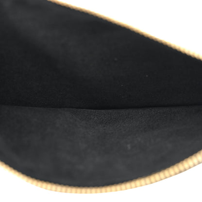 Saint Laurent Smooth Calfskin Paris VII Large Flat Hobo Black 7 of 19