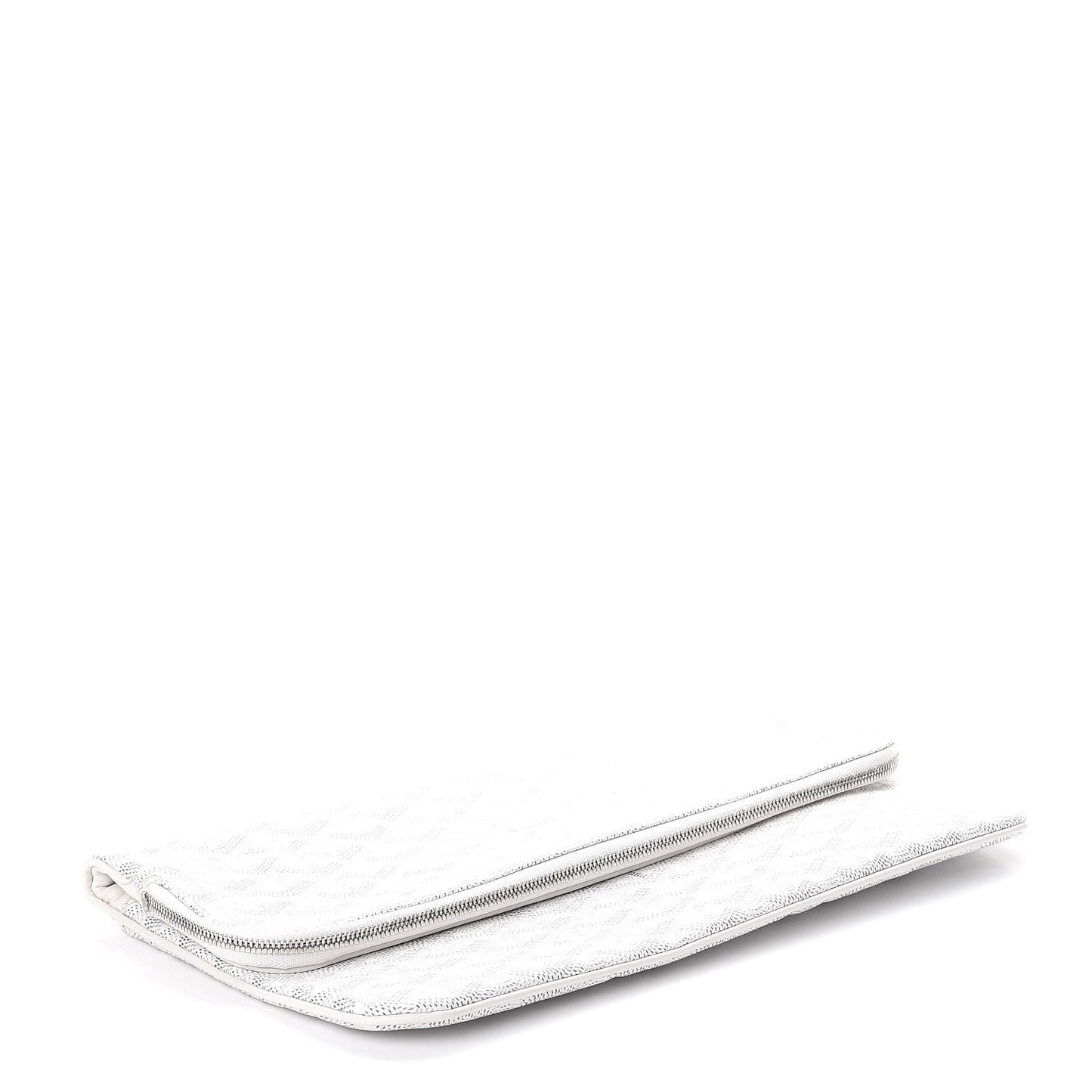 Goyardine Sainte Marie Soft Clutch White
