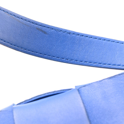 Bottega Veneta Lambskin Maxi Intrecciato Cassette Crossbody Bag Cobalt 11 of 11