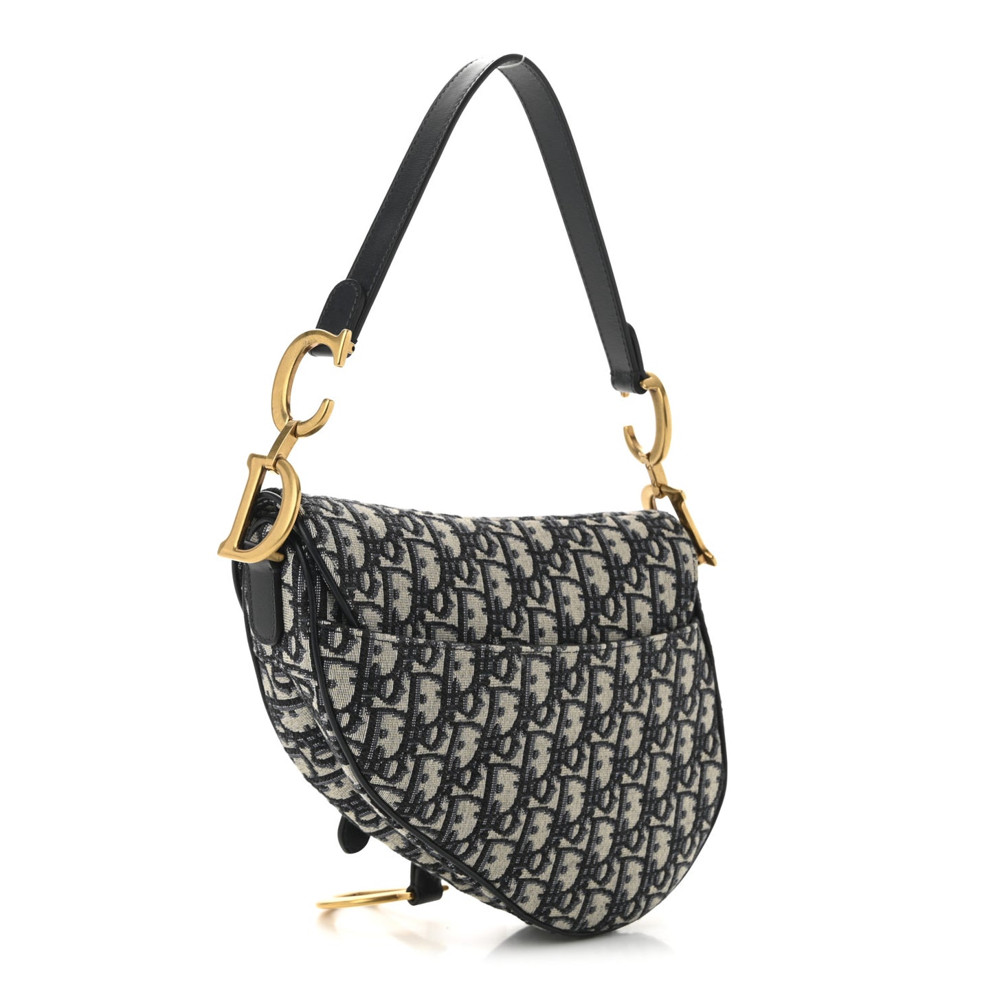 Oblique Saddle Bag Blue