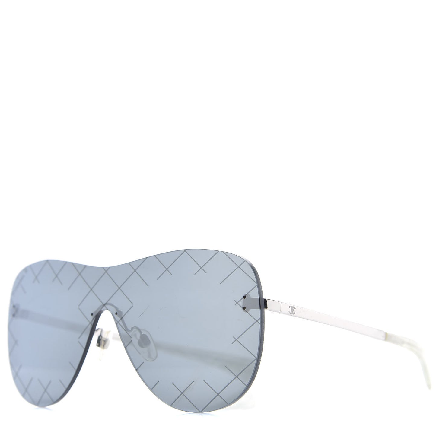 Shield Runway Sunglasses 2747 Silver Grey