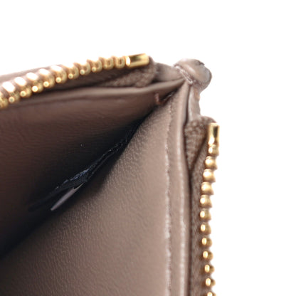 Miu Miu Nappa Matelasse Quilted Zip Card Case Cammeo 7 of 11