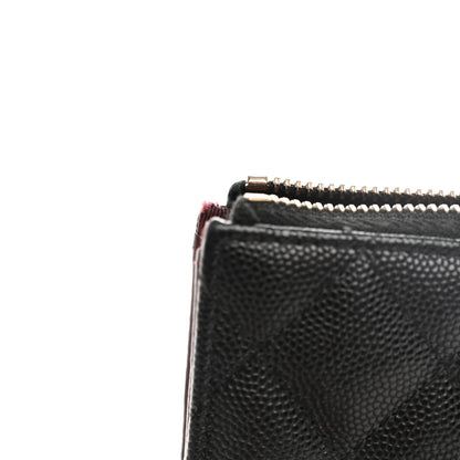 Chanel Caviar Quilted Key Holder Case Black 10 of 12
