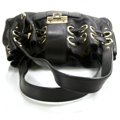 Jimmy Choo Leather Riki Black 6 of 9
