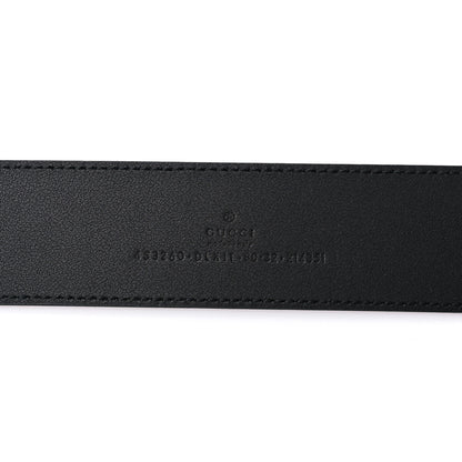 Gucci Moon Calfskin Pearl Double G 40mm Belt 80 32 Black Cream 3 of 5
