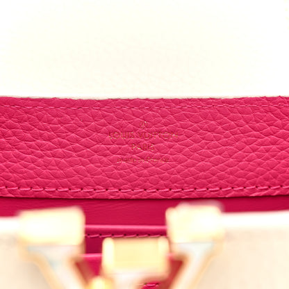 Louis Vuitton Taurillon Capucines Capushell Mini White 6 of 10