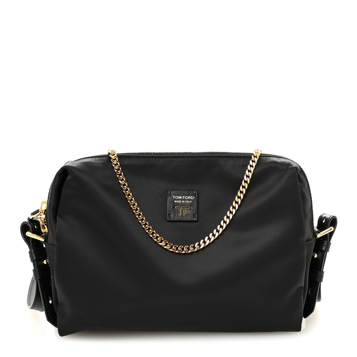 Tom Ford Nylon Pouch With Chain Black 1 of 9