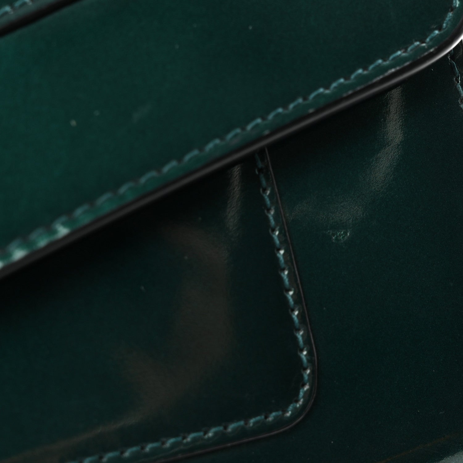 Bulgari Metallic Calfskin Serpenti Forever Wallet Emerald 9 of 9