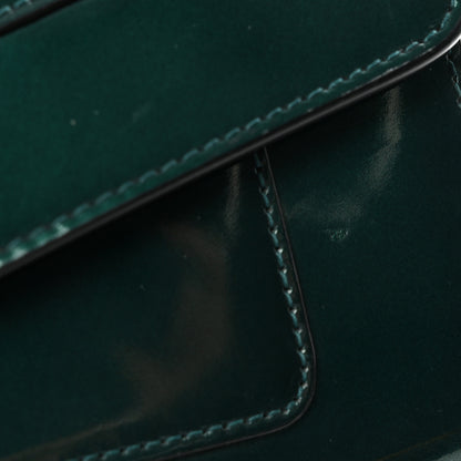 Bulgari Metallic Calfskin Serpenti Forever Wallet Emerald 9 of 9